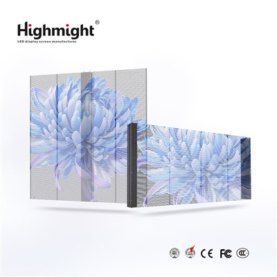 LED transparent glassskjerm